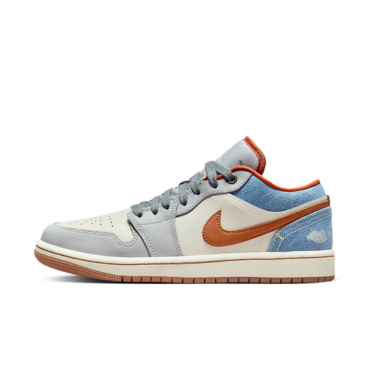 Overkicks - Air Jordan 1 Low Phantom Denim (FZ5045-091) - vista lateral