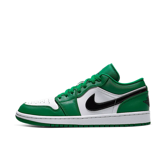Overkicks - Air Jordan 1 Low Pine Green (553558-301) - vista lateral