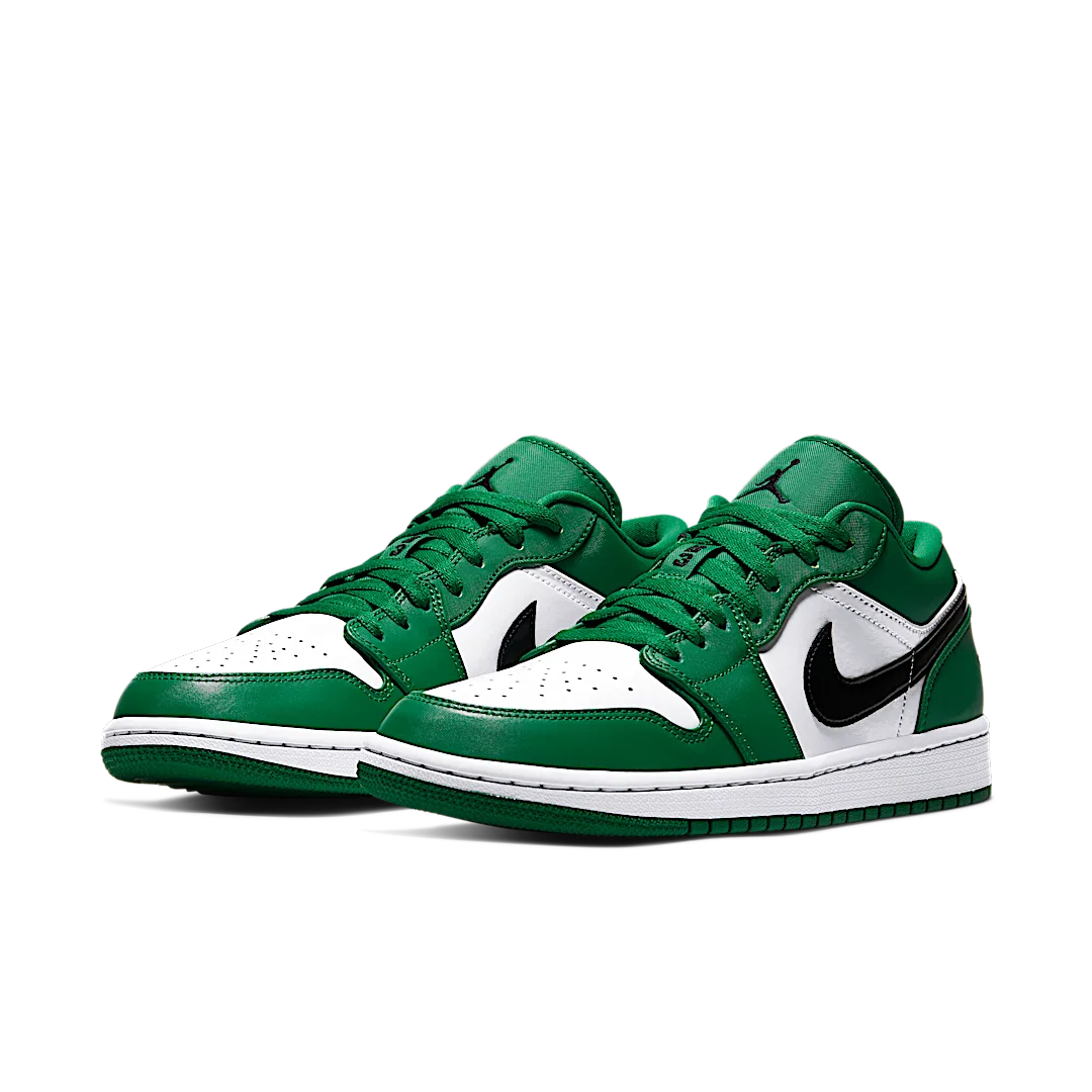 Overkicks - Air Jordan 1 Low Pine Green (553558-301) - vista trasera