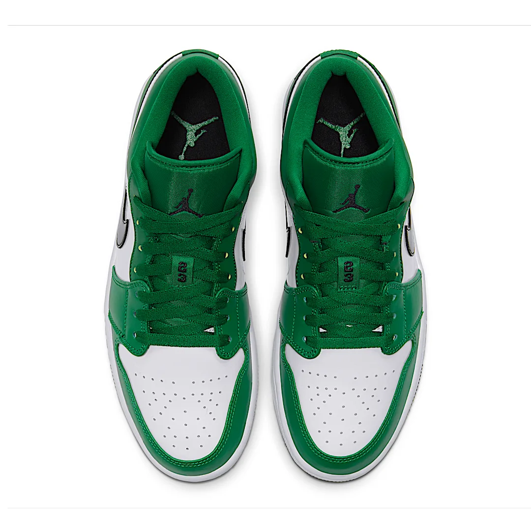 Overkicks - Air Jordan 1 Low Pine Green (553558-301) - par completo