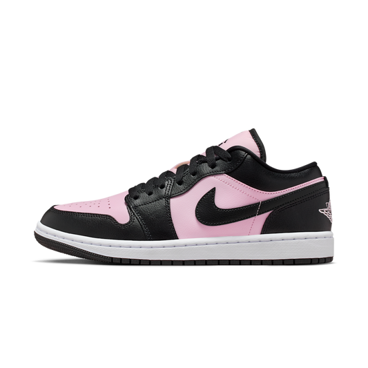 Overkicks - Air Jordan 1 Low Pink Foam Black (IO3394-663) - vista lateral