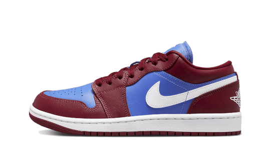 Overkicks - Air Jordan 1 Low Pomegranate Medium Blue (DC0774-604) - vista lateral