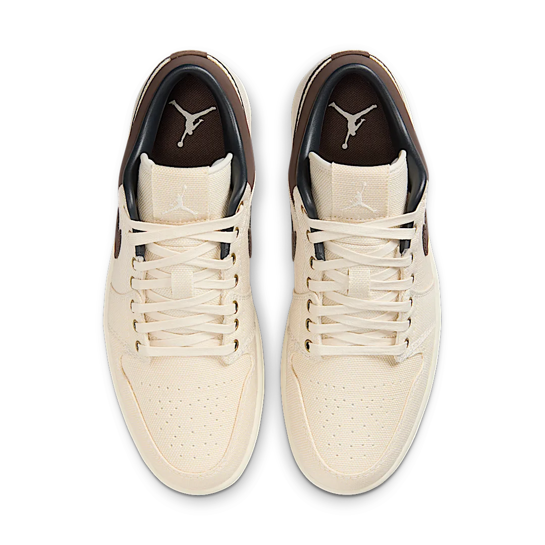 Overkicks - Air Jordan 1 Low Premium Pale Ivory Off Noir Baroque Brown (IB8058-110) - par completo