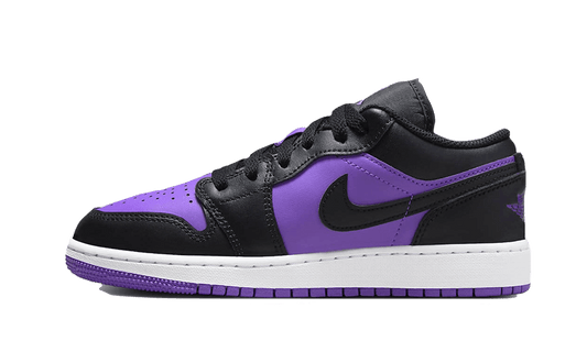 Overkicks - Air Jordan 1 Low Purple Venom (GS) (553560-505) - vista lateral
