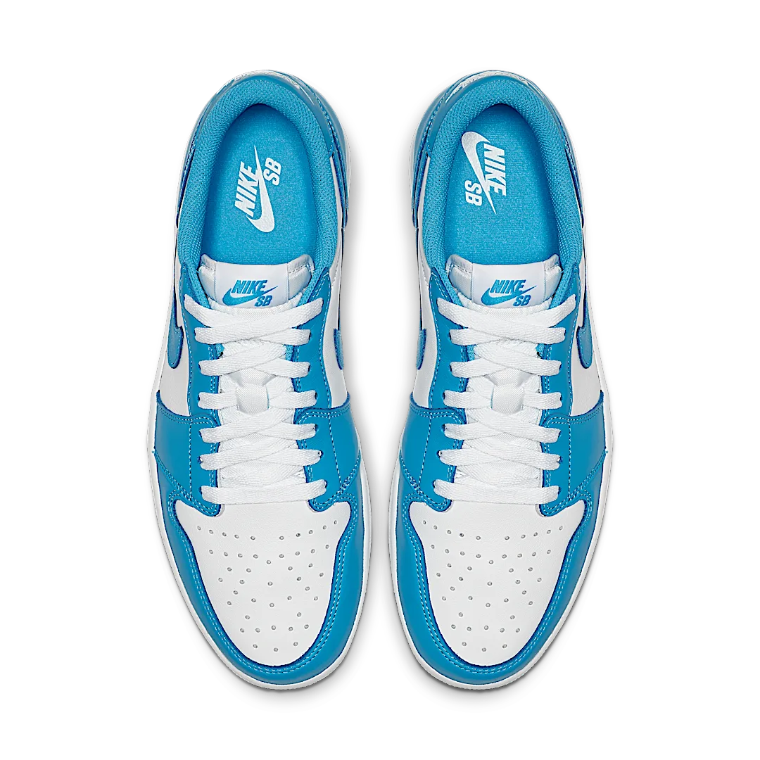 Overkicks - Air Jordan 1 Low SB UNC (CJ7891-401) - par completo