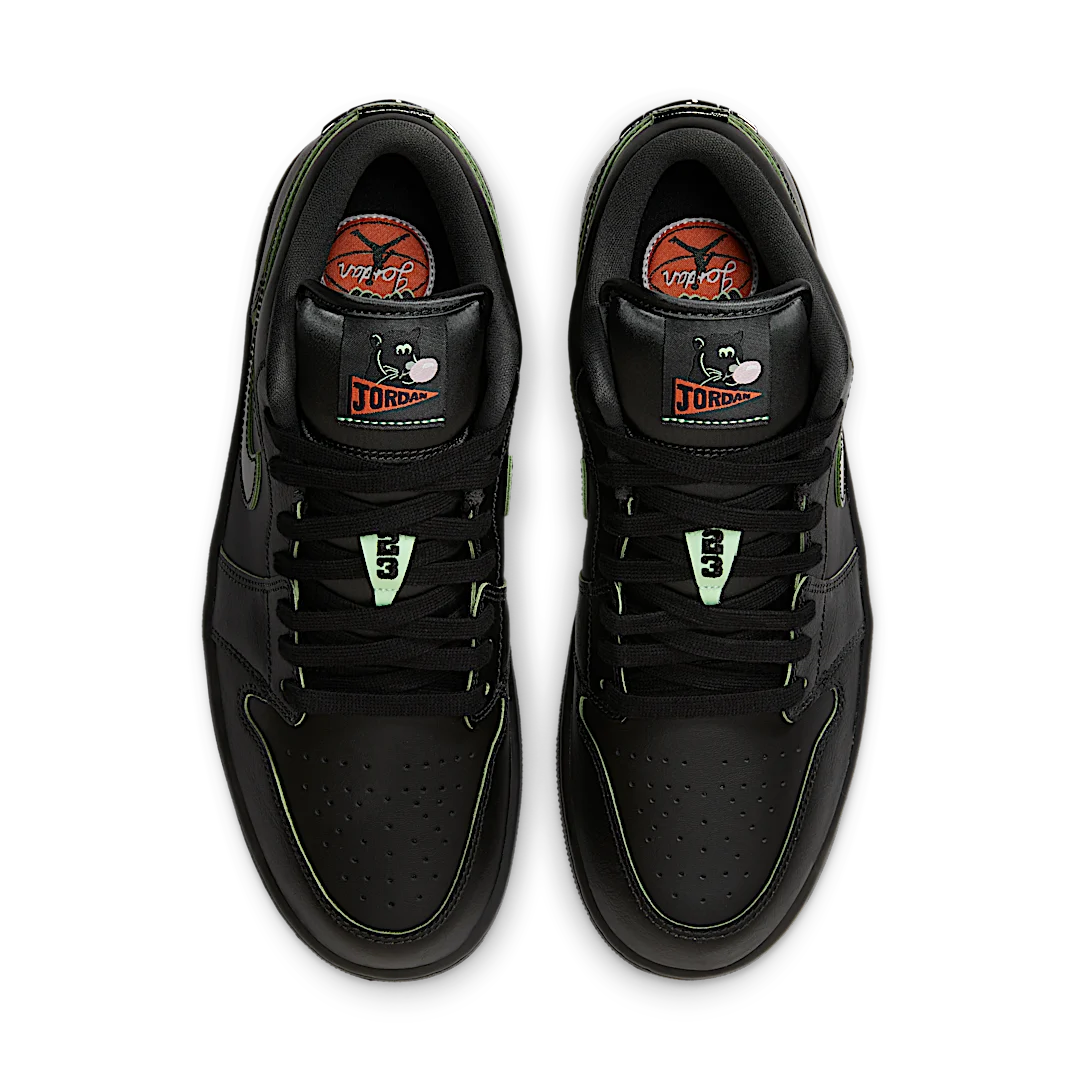 Overkicks - Air Jordan 1 Low SE Black Cat Mascot (HM3690-001) - par completo