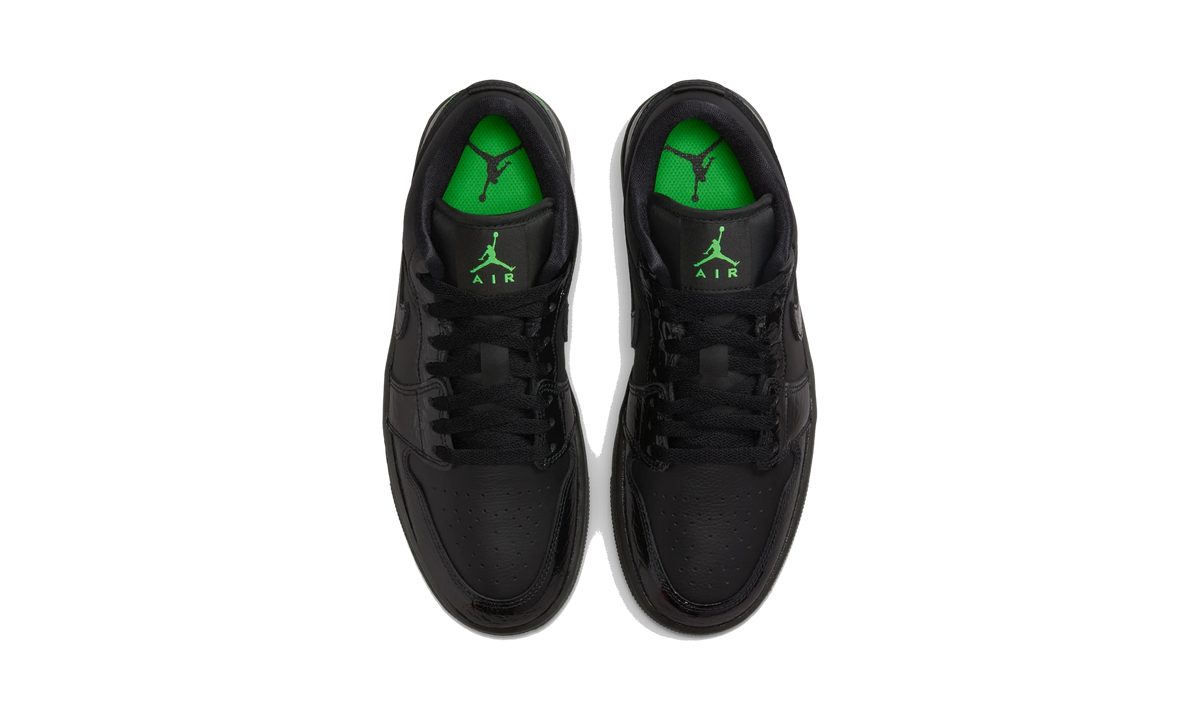 Overkicks - Air Jordan 1 Low SE Black Croc Scream Green (IQ9701-010) - vista superior