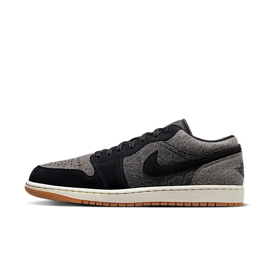 Overkicks - Air Jordan 1 Low SE Black Denim (HJ4360-001) - vista lateral