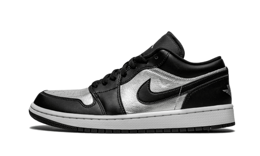 Overkicks - Air Jordan 1 Low SE Black Metallic Silver (DA5551-001) - vista lateral