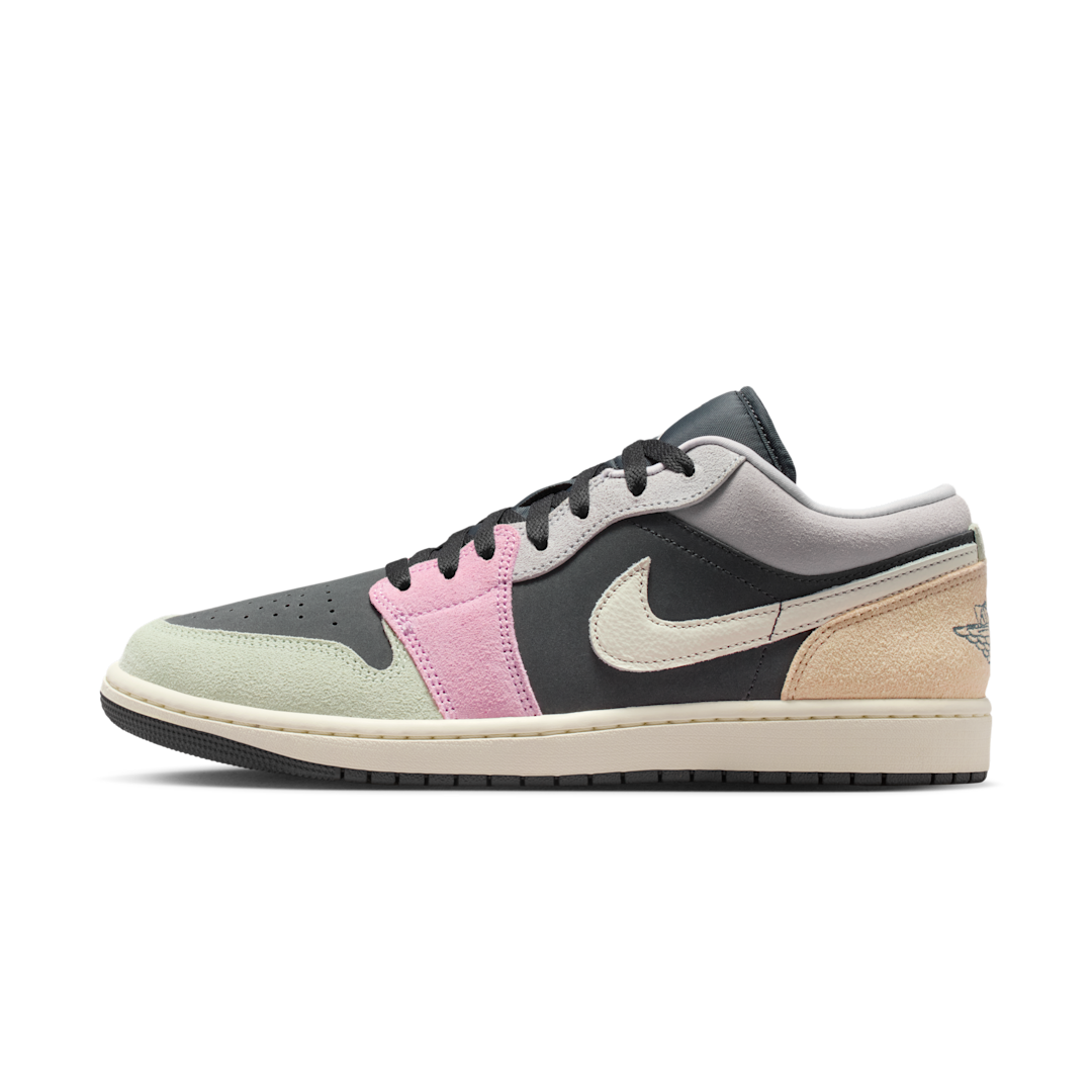 Overkicks - Air Jordan 1 Low SE Black Pastels (IB7109-004) - vista lateral