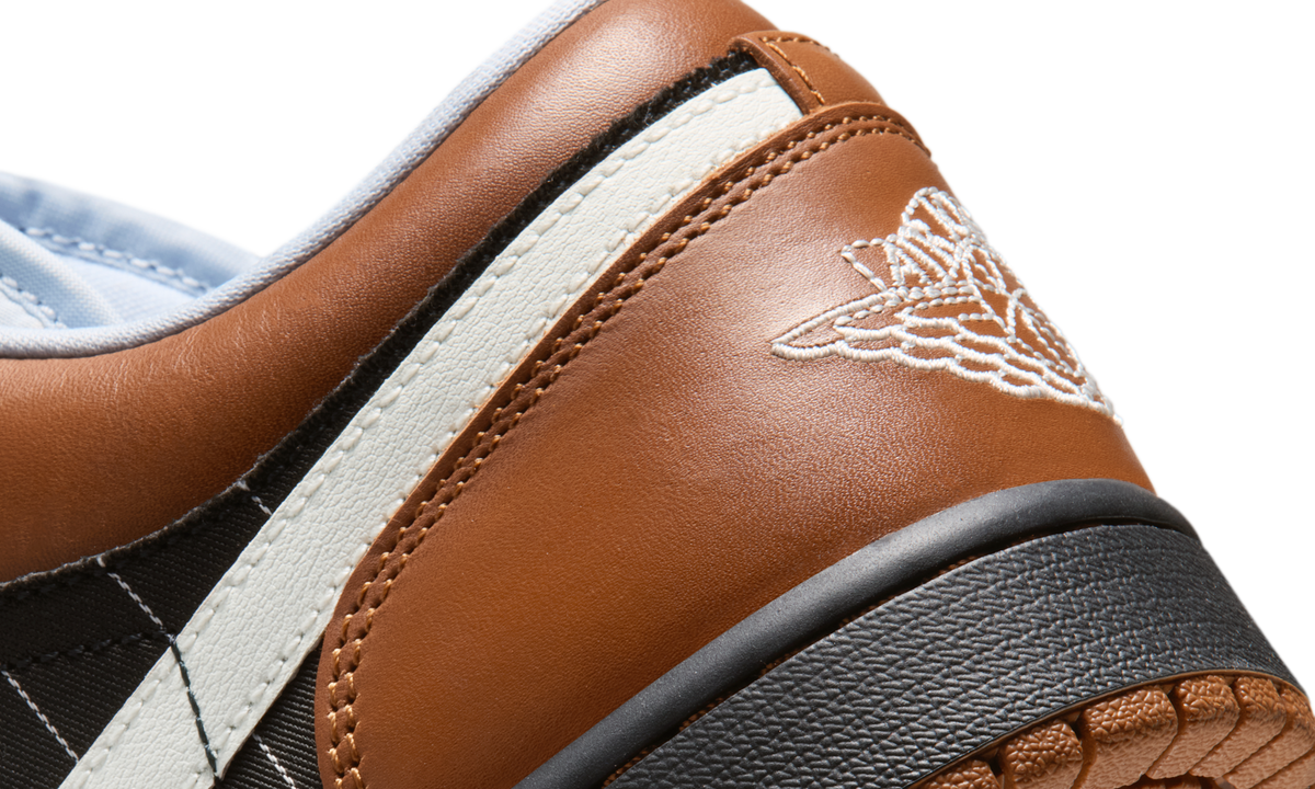 Overkicks - Air Jordan 1 Low SE Black Sail Light British Tan (IR7560-010) - detalle