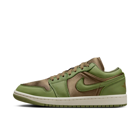 Overkicks - Air Jordan 1 Low SE Brown Kelp Sky J Light Olive (FB9893-300) - vista lateral