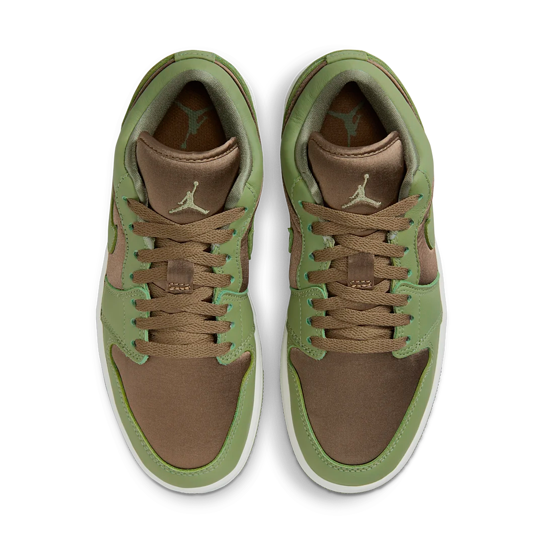 Overkicks - Air Jordan 1 Low SE Brown Kelp Sky J Light Olive (FB9893-300) - par completo
