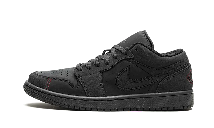 Overkicks - Air Jordan 1 Low SE Craft Dark Smoke Grey Varsity Red (FD8635-001) - vista lateral