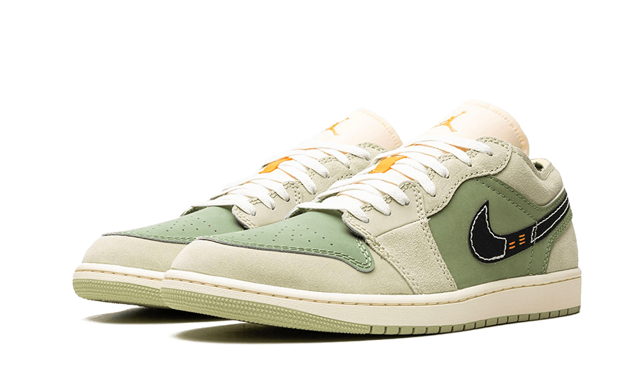 Overkicks - Air Jordan 1 Low SE Craft Light Olive (FD6819-300) - vista trasera