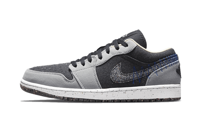 Overkicks - Air Jordan 1 Low SE Crater Black Grey (DM4657-001) - vista lateral