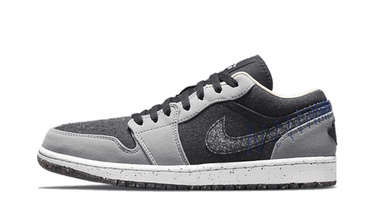 Overkicks - Air Jordan 1 Low SE Crater Black Grey (DM4657-001) - vista lateral