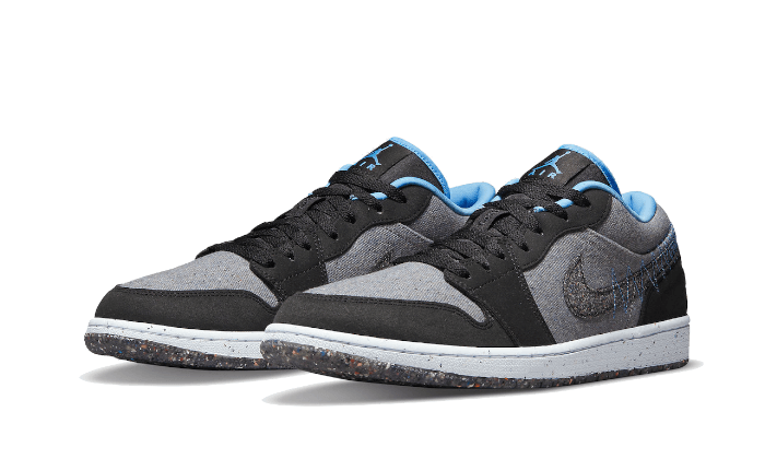 Overkicks - Air Jordan 1 Low SE Crater Grey University Blue (DM4657-004) - vista trasera