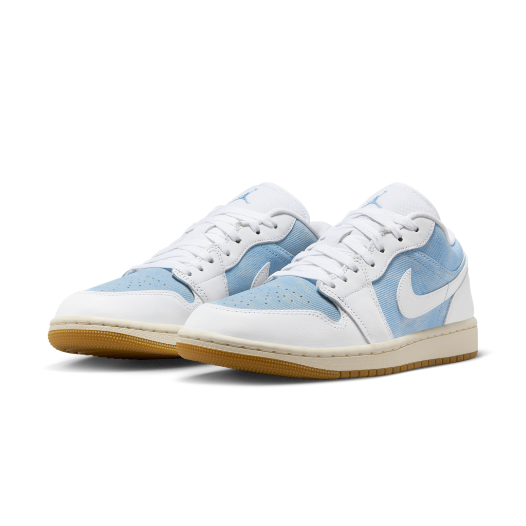 Overkicks - Air Jordan 1 Low SE Denim Worn Blue (HQ2004-400) - vista trasera