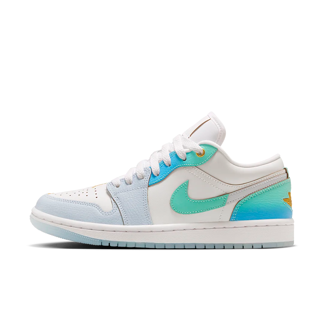 Overkicks - Air Jordan 1 Low SE Emerald Rise (FN8899-131) - vista lateral