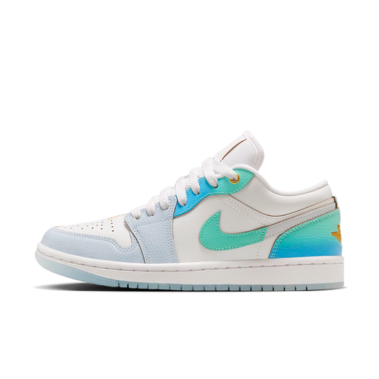 Overkicks - Air Jordan 1 Low SE Emerald Rise (FN8899-131) - vista lateral