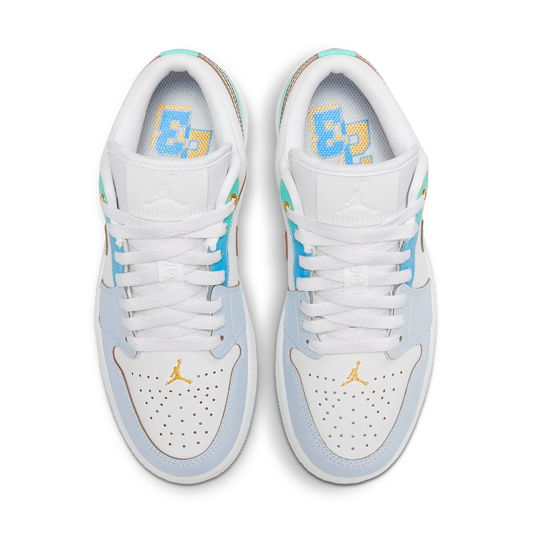 Overkicks - Air Jordan 1 Low SE Emerald Rise (FN8899-131) - par completo
