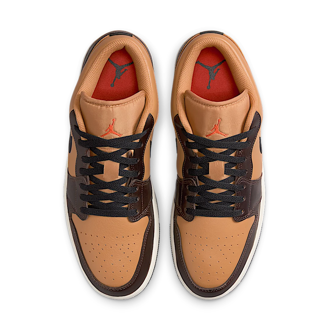Overkicks - Air Jordan 1 Low SE Flax Baroque Brown (HQ3603-201) - par completo