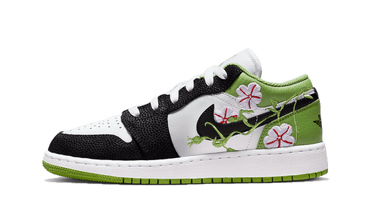 Overkicks - Air Jordan 1 Low SE Floral Vines (DQ8389-100) - vista lateral