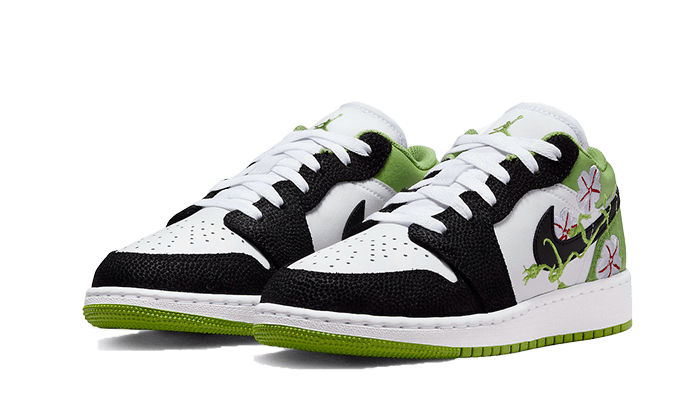 Overkicks - Air Jordan 1 Low SE Floral Vines (DQ8389-100) - vista trasera