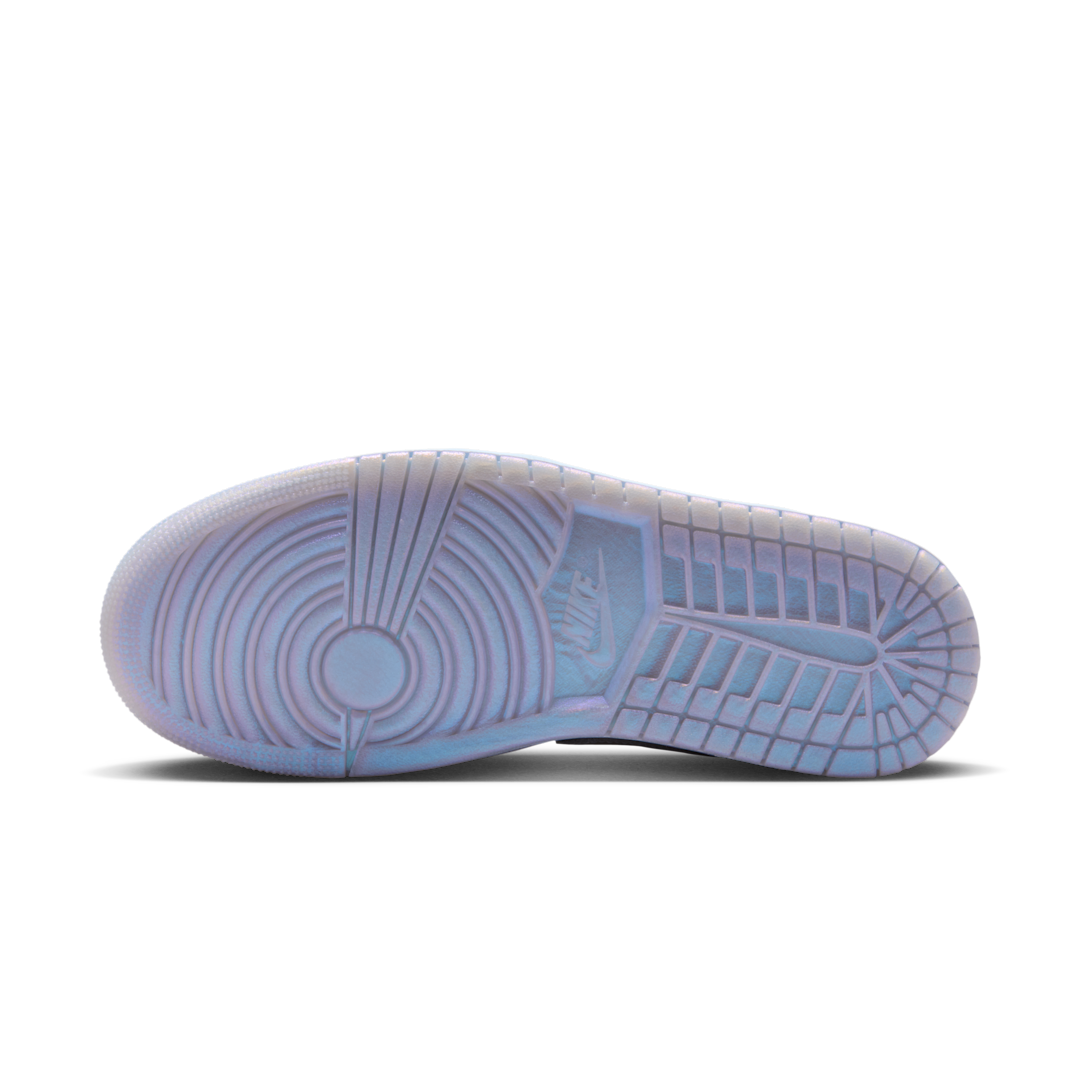 Overkicks - Air Jordan 1 Low SE Ghost Pearlized Quilt (IM5129-010) - detalle suela