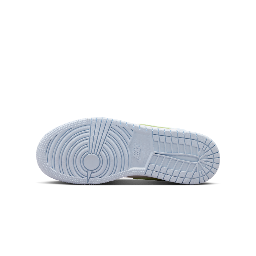 Overkicks - Air Jordan 1 Low SE Half Blue Sail Vapor Green (GS) (IB7113-403) - imagen 4
