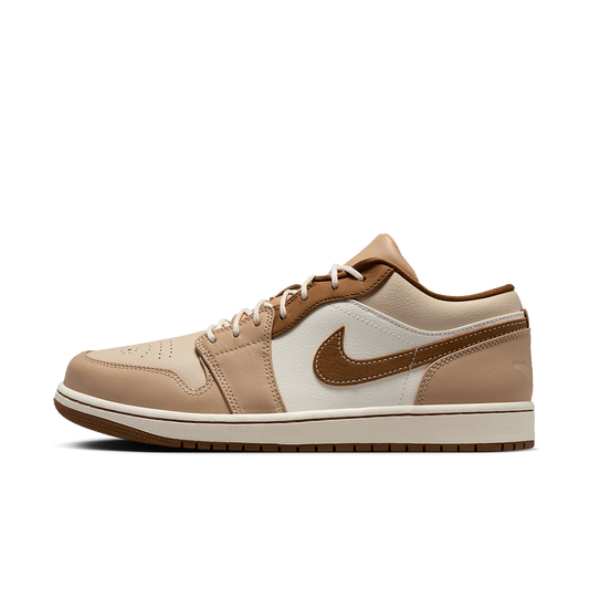 Overkicks - Air Jordan 1 Low SE Hemp Light British Tan (HF5753-221) - vista lateral