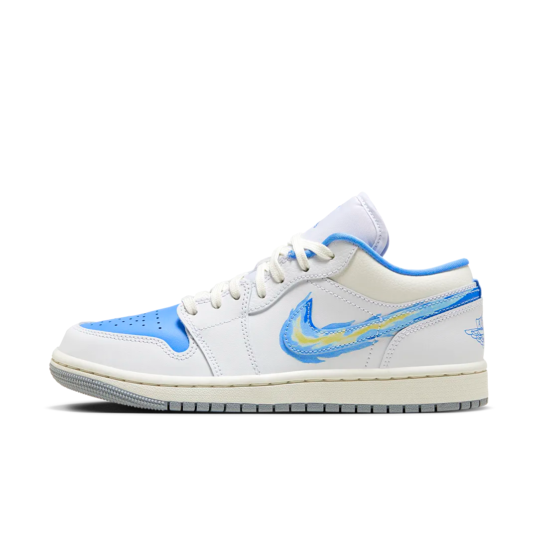 Overkicks - Air Jordan 1 Low SE Just Skate University Blue (FJ7219-441) - vista lateral