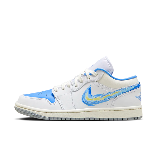 Overkicks - Air Jordan 1 Low SE Just Skate University Blue (FJ7219-441) - vista lateral