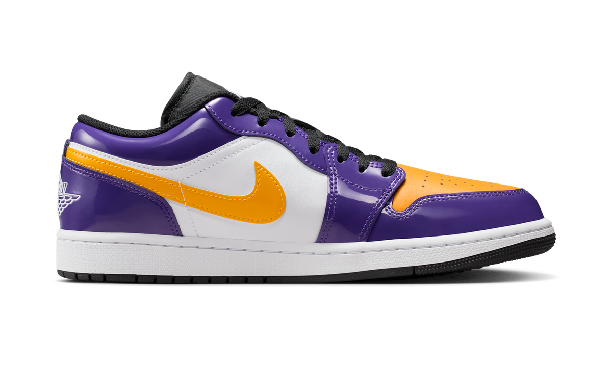 Overkicks - Air Jordan 1 Low SE Lakers (IQ9389-547) - detalle suela