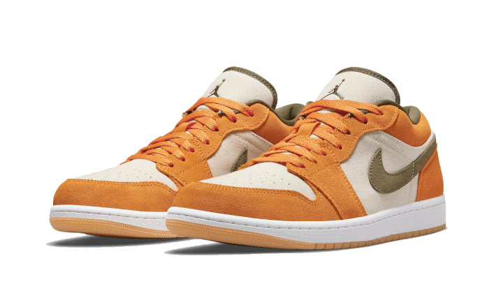Overkicks - Air Jordan 1 Low SE Light Curry (DH6931-102) - vista trasera