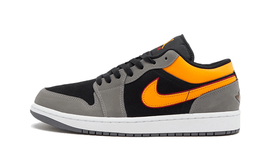 Overkicks - Air Jordan 1 Low SE Light Graphite Vivid Orange (FN7308-008) - vista lateral