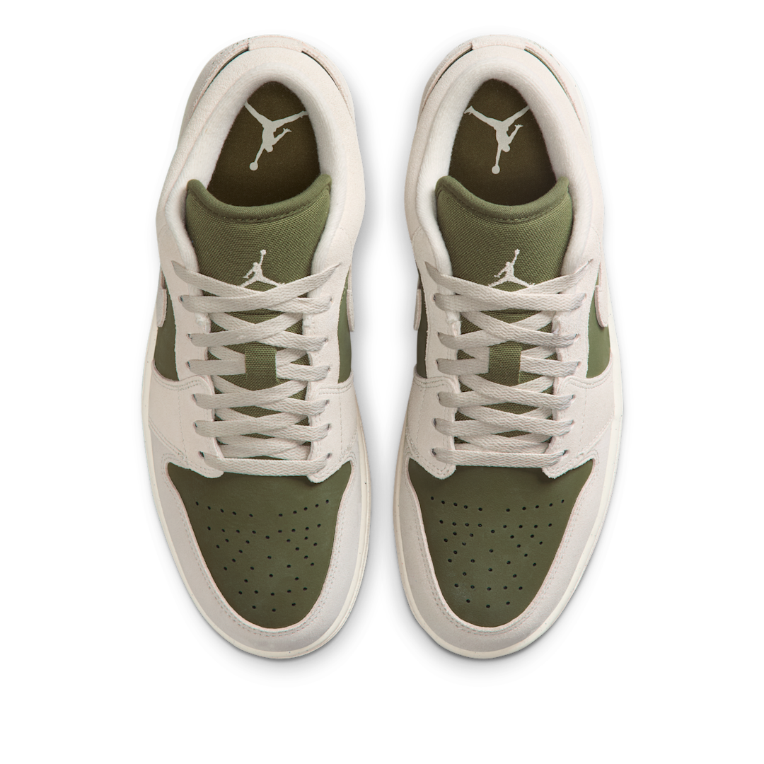 Overkicks - Air Jordan 1 Low SE Medium Olive Sail (HV4089-201) - par completo