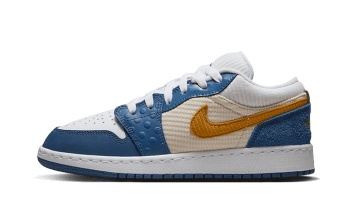 Overkicks - Air Jordan 1 Low SE Messy Room (GS) (DR6960-400) - vista lateral