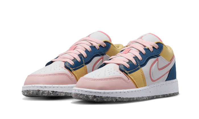 Overkicks - Air Jordan 1 Low SE Multi Canvas (GS) (DV1323-100) - imagen 2