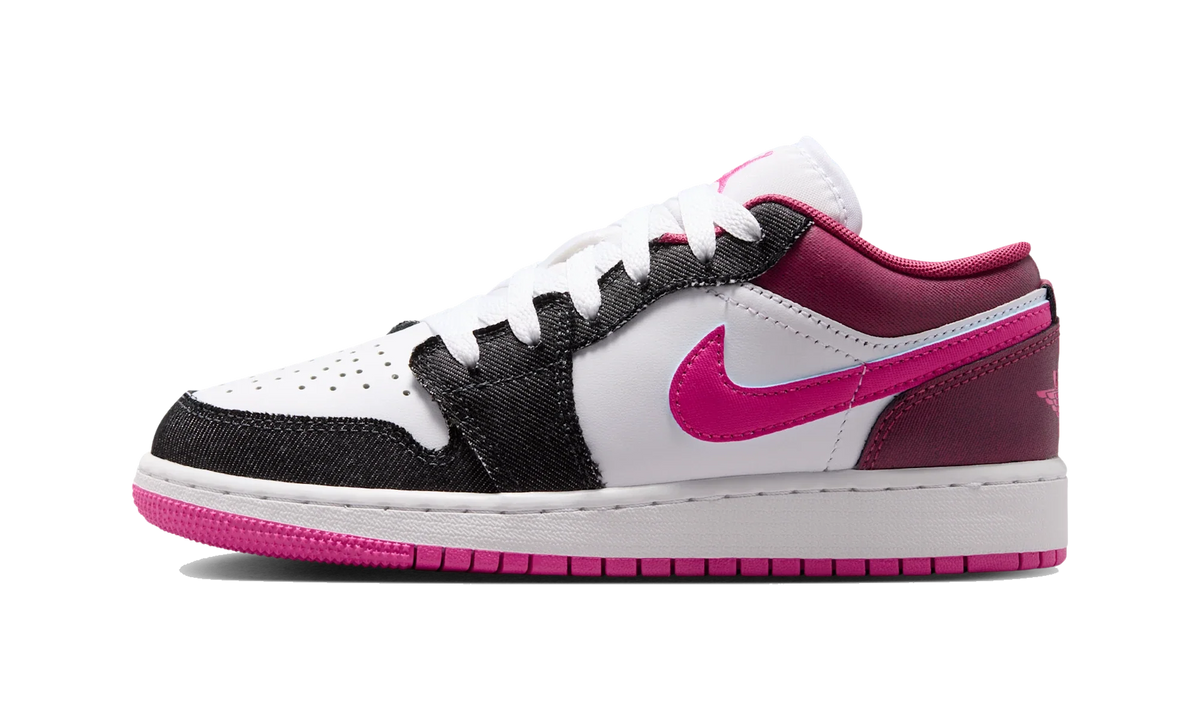 Overkicks - Air Jordan 1 Low SE Off Noir Desert Pink (GS) (IO2067-001) - vista lateral