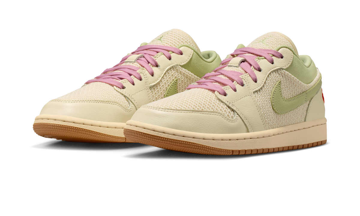 Overkicks - Air Jordan 1 Low SE Olive Aura (II0569-100) - vista trasera