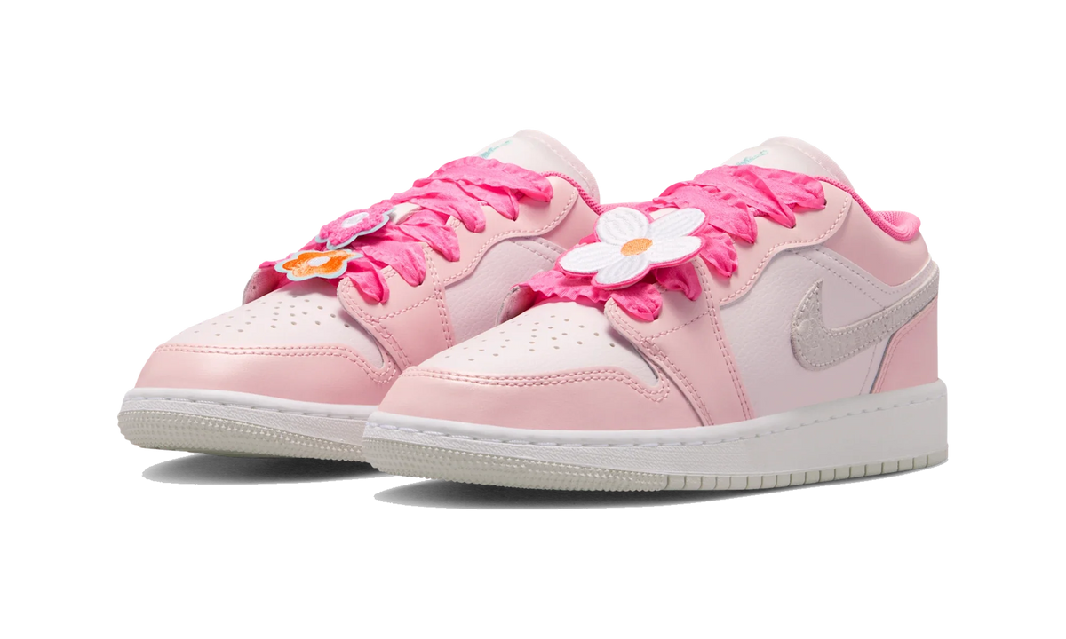 Overkicks - Air Jordan 1 Low SE Pink Bloom (GS) (II1247-600) - imagen 2