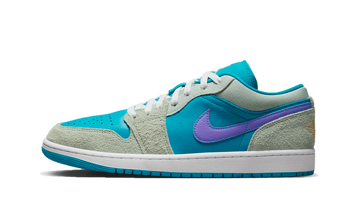 Overkicks - Air Jordan 1 Low SE Pistachio Frost Aquatone (DX4334-300) - vista lateral