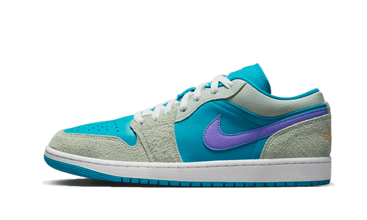 Overkicks - Air Jordan 1 Low SE Pistachio Frost Aquatone (DX4334-300) - vista lateral