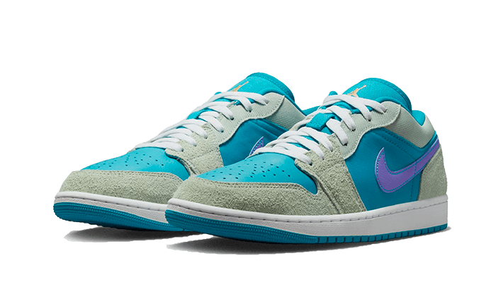 Overkicks - Air Jordan 1 Low SE Pistachio Frost Aquatone (DX4334-300) - vista trasera