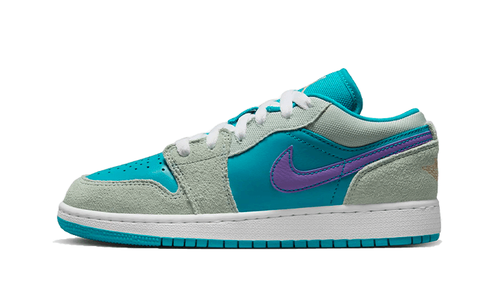 Overkicks - Air Jordan 1 Low SE Pistachio Frost Aquatone (DX4334-300) - detalle suela