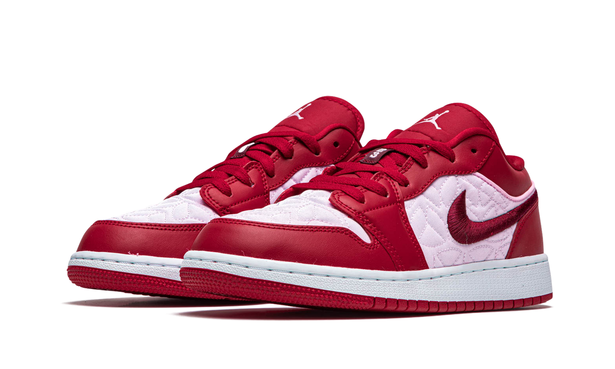 Overkicks - Air Jordan 1 Low SE Red Quilt (GS) (DB3621-600) - imagen 2