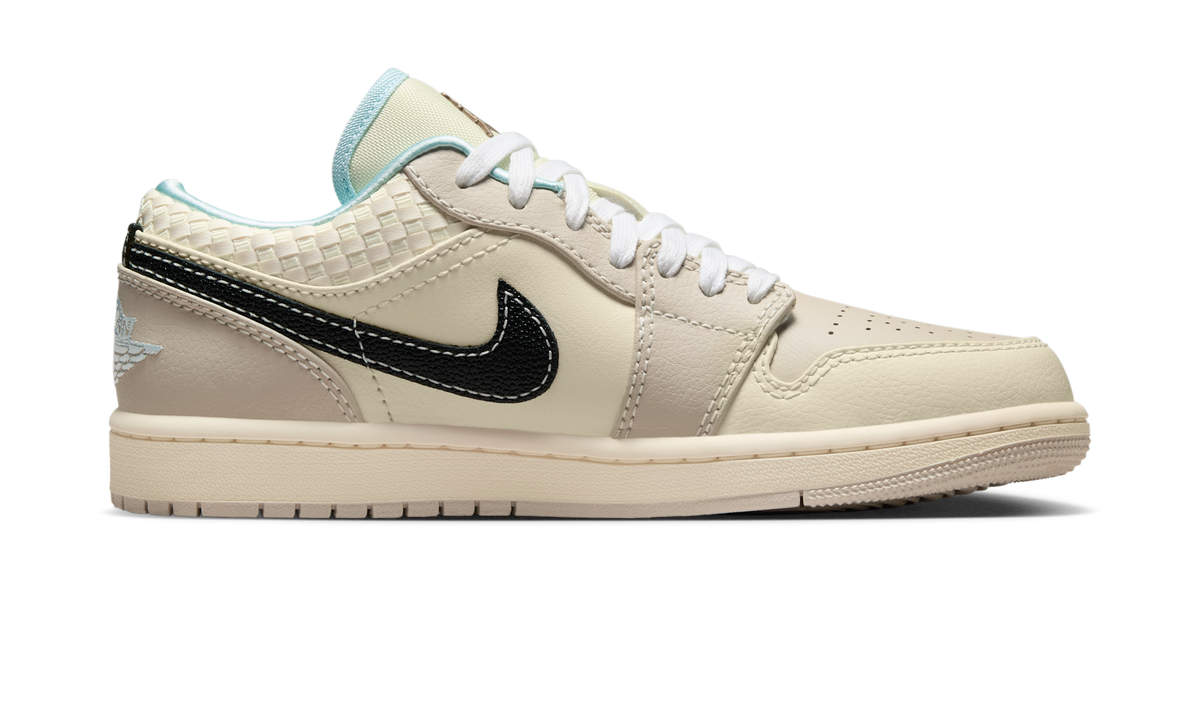 Overkicks - Air Jordan 1 Low SE Sanddrift Glacier Blue (HQ3440-101) - detalle suela