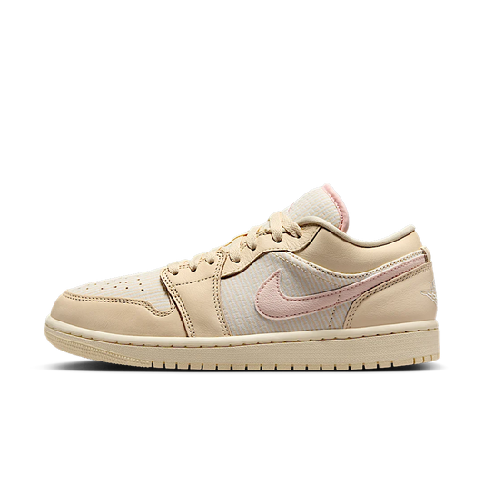 Overkicks - Air Jordan 1 Low SE Seersucker (FQ1925-100) - vista lateral